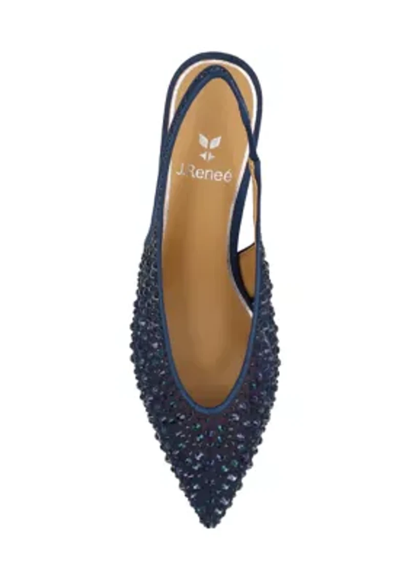 Tressa Sling Backs Kitten Heel