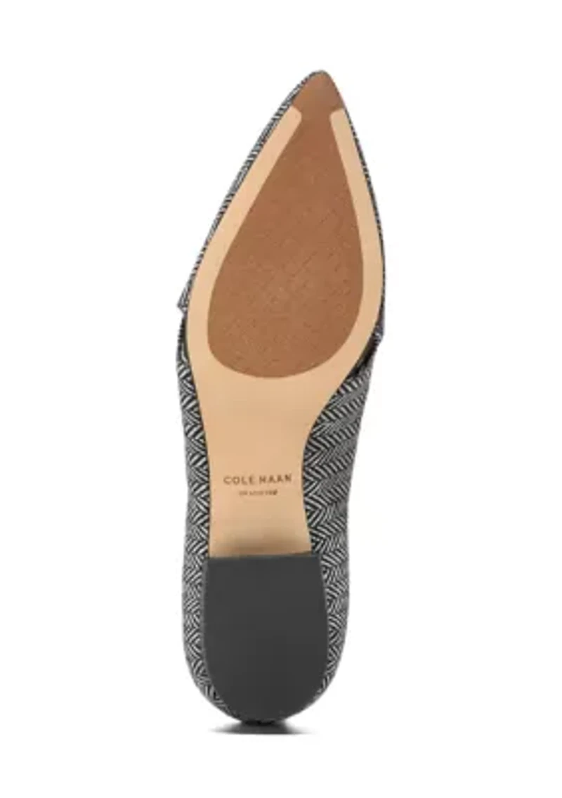 Vanya Herringbone Tassel Flats