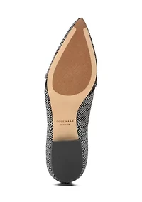 Vanya Herringbone Tassel Flats