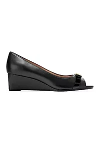 Go-To Malta Peep Toe Wedge Heels