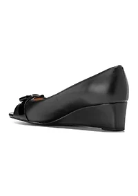 Go-To Malta Peep Toe Wedge Heels