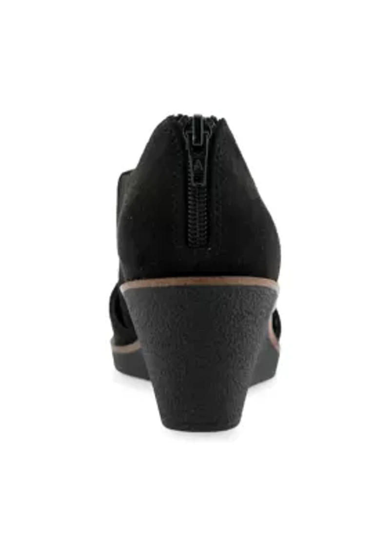Beki Zip Wedge Heels