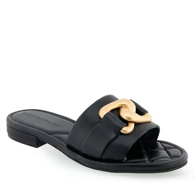 Big Charm Slide Sandals