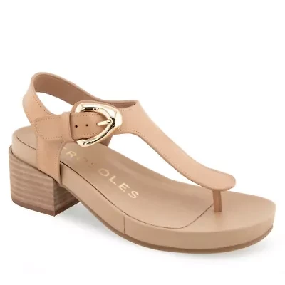 California Heeled Thong Sandals