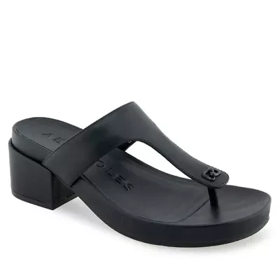 Clio Block Heeled Thong Sandals