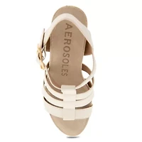 Paige Buckled Strap Wedge