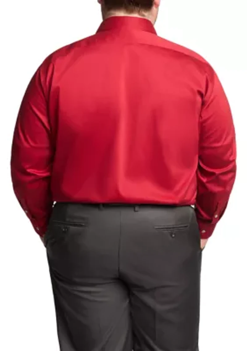 Big & Tall Ultra Wrinkle Free Stretch Collar Shirt