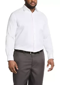 Big & Tall Solid Cotton Dress Shirt