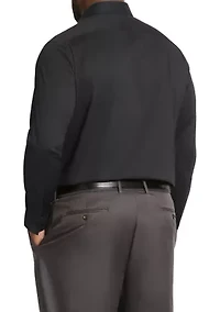 Big & Tall Solid Cotton Dress Shirt
