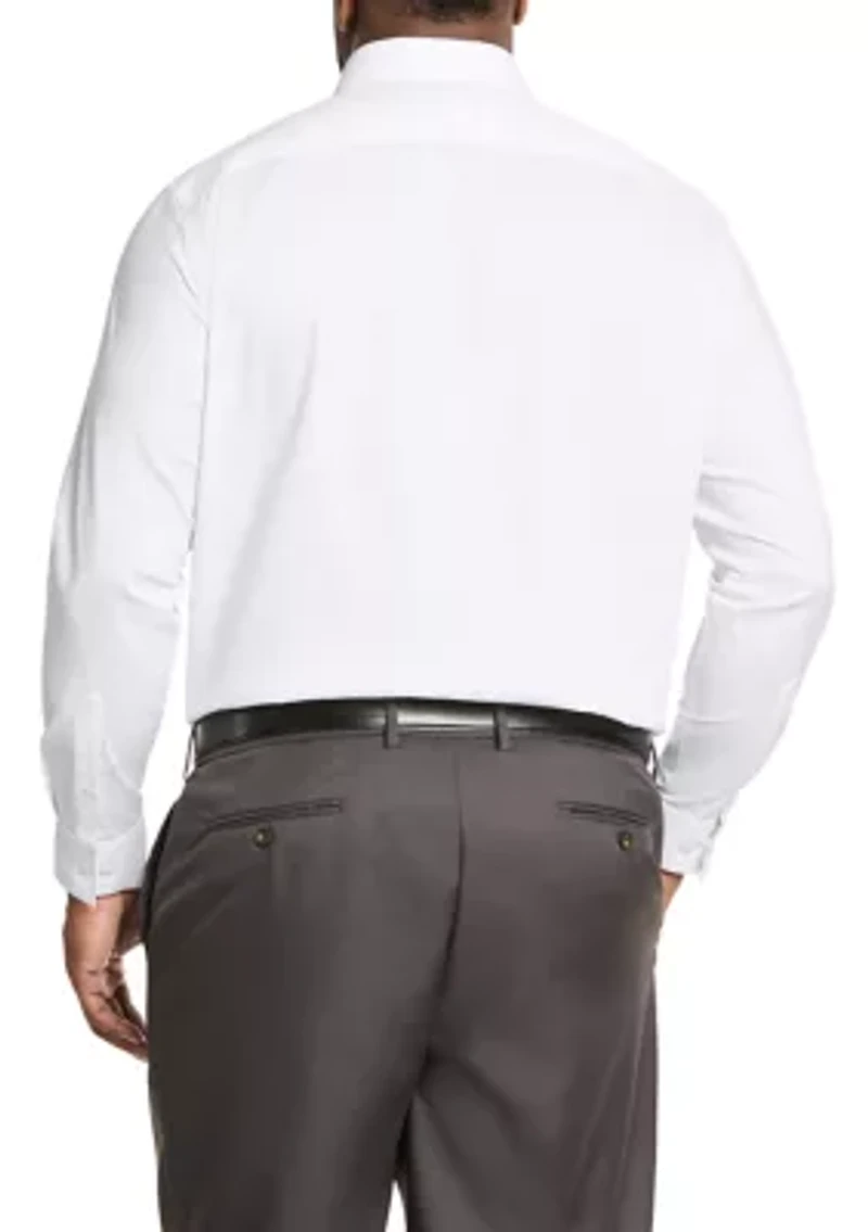 Big & Tall Solid Cotton Dress Shirt