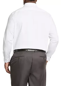 Big & Tall Solid Cotton Dress Shirt