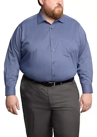 Big & Tall Ultra Wrinkle Free Stretch Collar Shirt