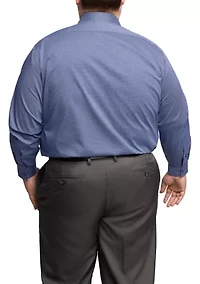 Big & Tall Ultra Wrinkle Free Stretch Collar Shirt