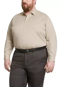 Men's Big Comfort Performance Dress Shirt