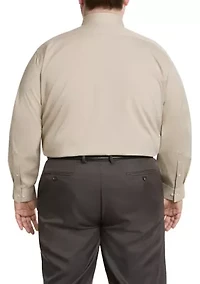 Men's Big Comfort Performance Dress Shirt