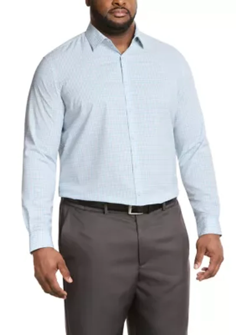 Men's Tall Comfort Performance Dress Shirt
