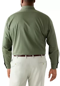 Big & Tall Ultra Wrinkle-Free Flex Collar Dress Shirt