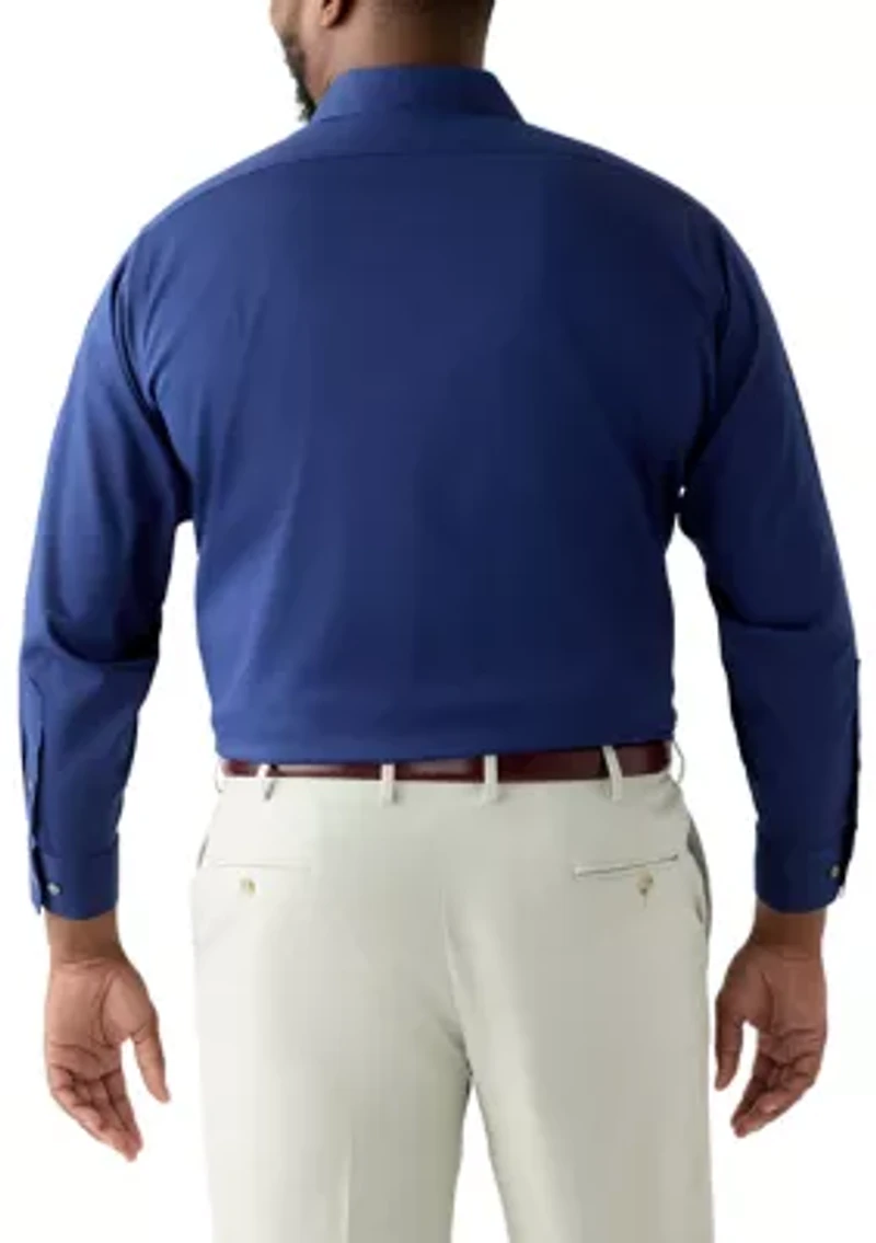 Big & Tall Ultra Wrinkle-Free Flex Collar Dress Shirt