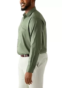 Big & Tall Ultra Wrinkle-Free Flex Collar Dress Shirt