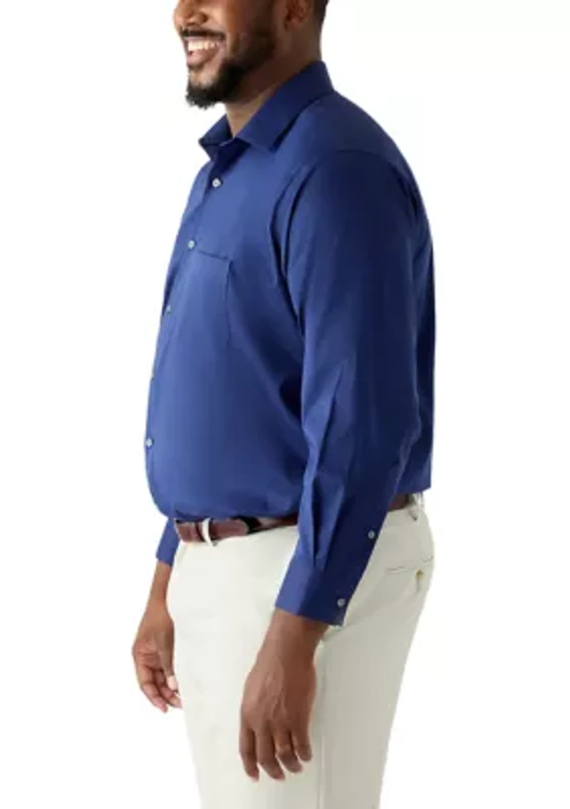 Big & Tall Ultra Wrinkle-Free Flex Collar Dress Shirt