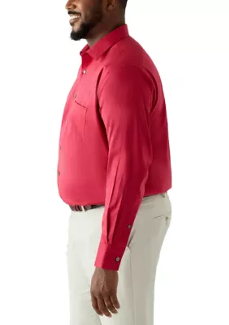 Big & Tall Ultra Wrinkle-Free Flex Collar Dress Shirt