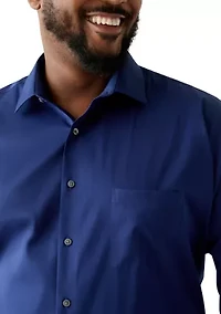 Big & Tall Ultra Wrinkle-Free Flex Collar Dress Shirt