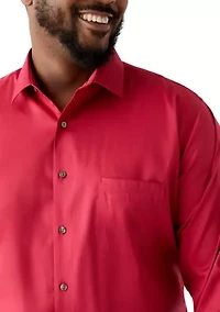 Big & Tall Ultra Wrinkle-Free Flex Collar Dress Shirt