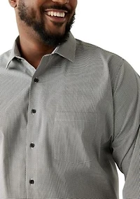 Men's Big Long Sleeve Button Down Shirt