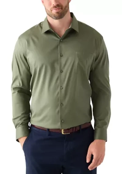 Big & Tall Ultra Wrinkle Free Flex Collar Dress Shirt