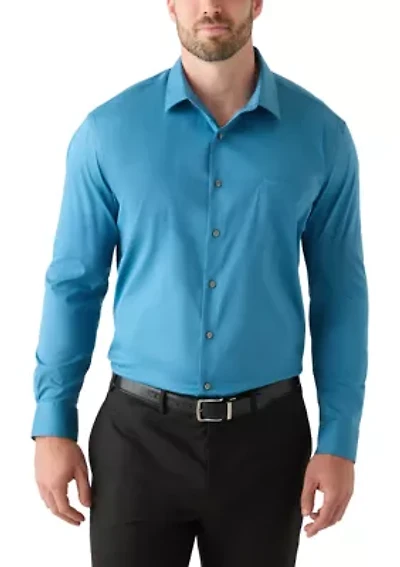 Big & Tall Ultra Wrinkle Free Flex Collar Dress Shirt
