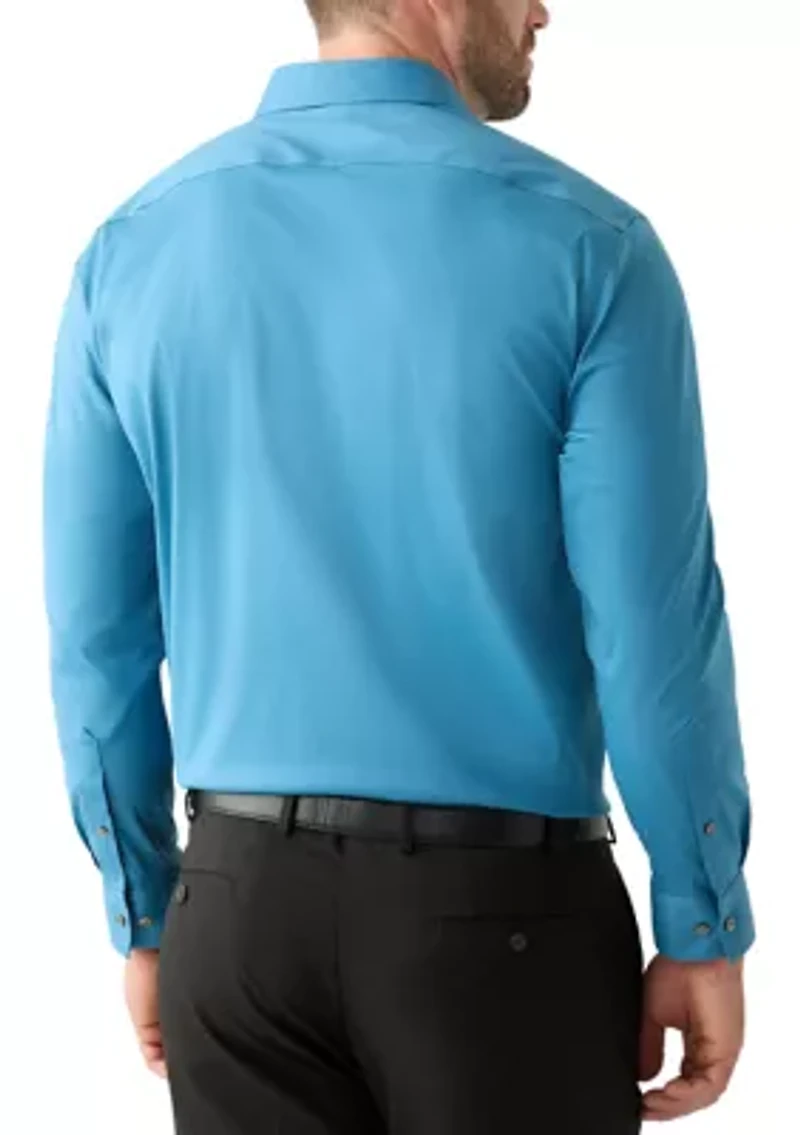 Big & Tall Ultra Wrinkle Free Flex Collar Dress Shirt