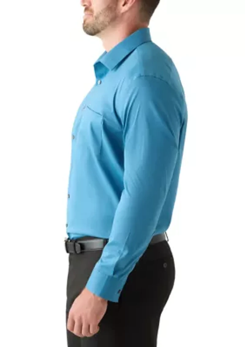 Big & Tall Ultra Wrinkle Free Flex Collar Dress Shirt