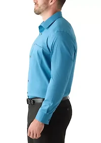 Big & Tall Ultra Wrinkle Free Flex Collar Dress Shirt