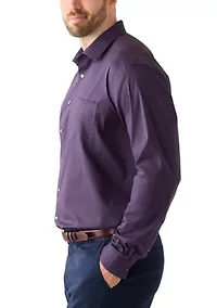 Big & Tall Ultra Wrinkle Free Flex Collar Dress Shirt