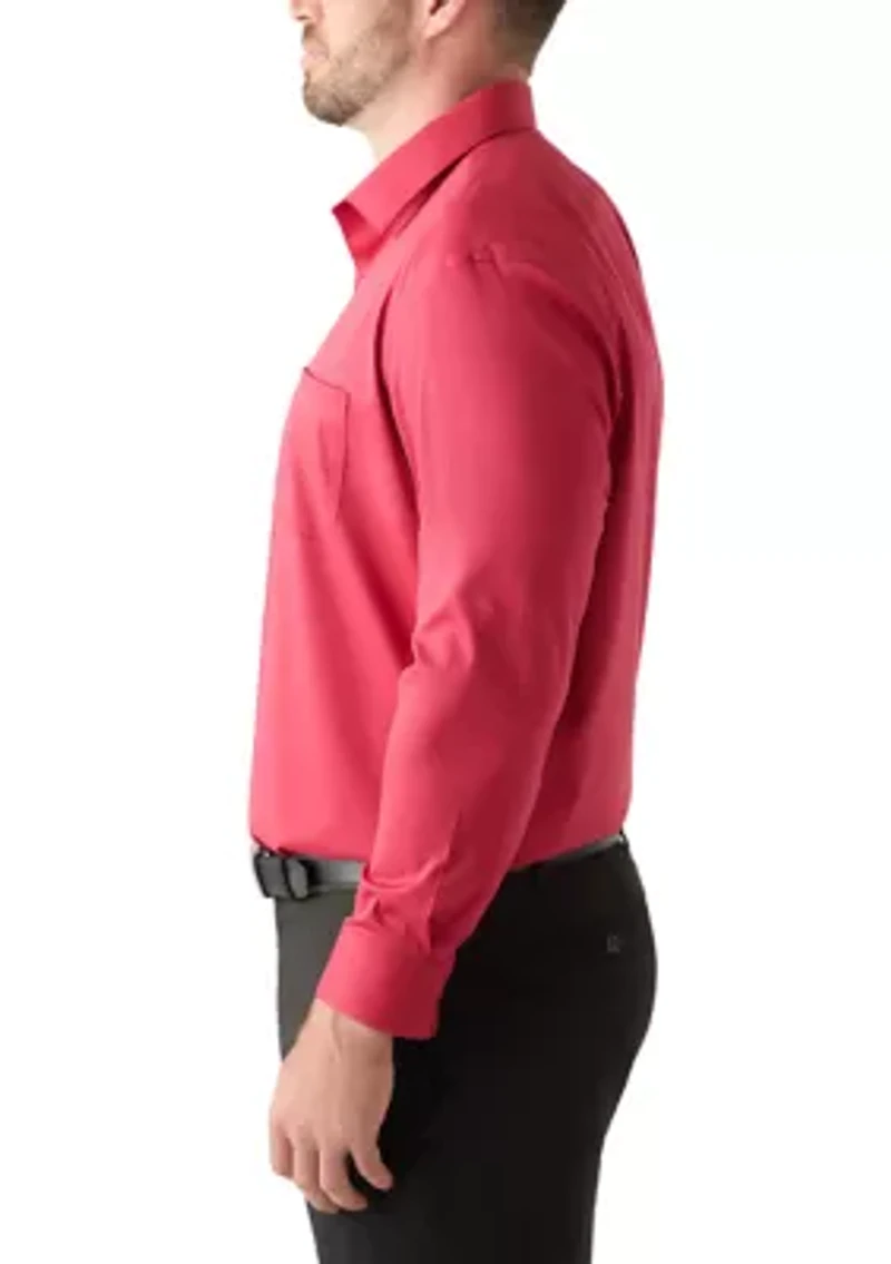 Big & Tall Ultra Wrinkle Free Flex Collar Dress Shirt