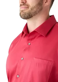 Big & Tall Ultra Wrinkle Free Flex Collar Dress Shirt