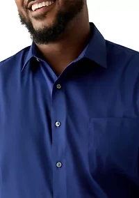 Big & Tall Ultra Wrinkle Free Flex Collar Dress Shirt