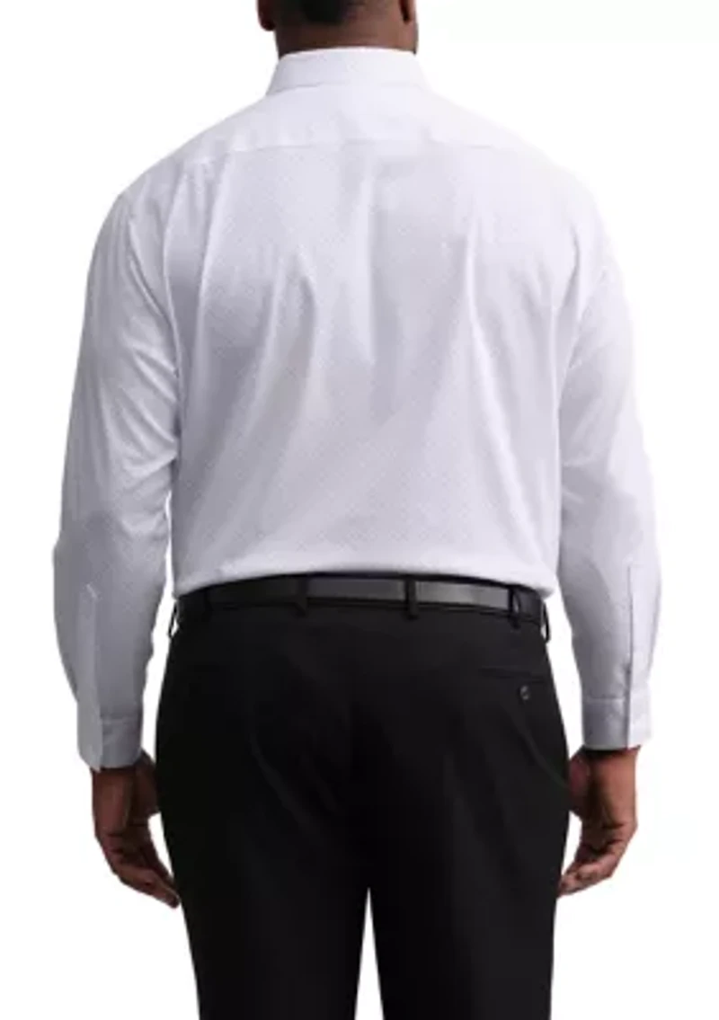 Men's Tall Print Button Down Shirt