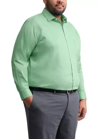 Big & Tall Ultra Wrinkle Free Flex Collar Dress Shirt