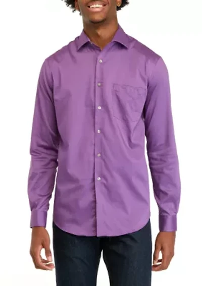 Men's Ultra Wrinkle Free Stretch Collar Shirt