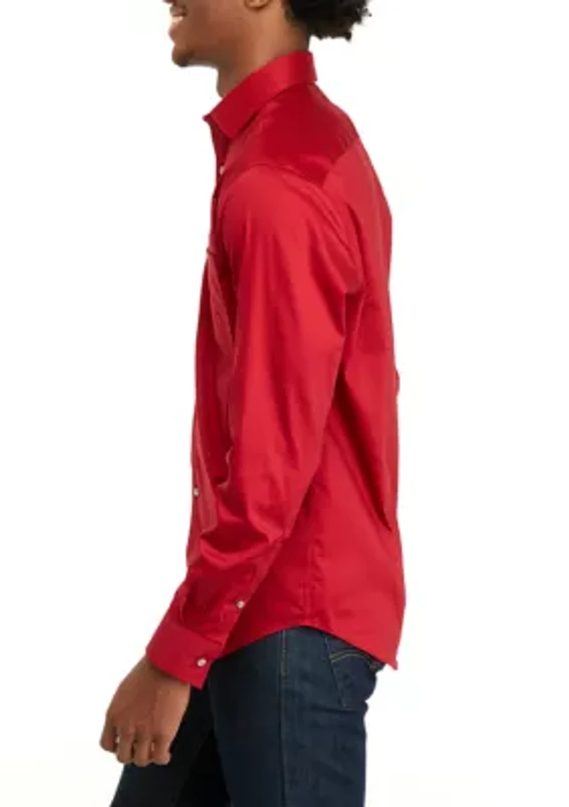 Men's Ultra Wrinkle Free Stretch Collar Shirt