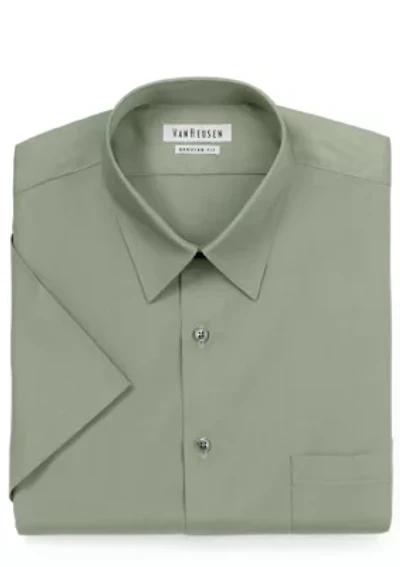 Short Sleeve Poplin Dress Shirt
