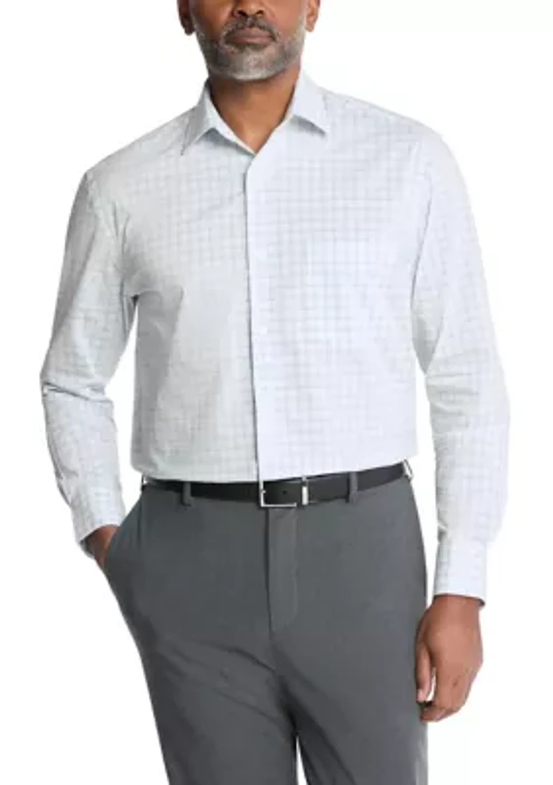 Men's  Ultra Wrinkle Free Regular Fit Dress Shirt, Flex Collar