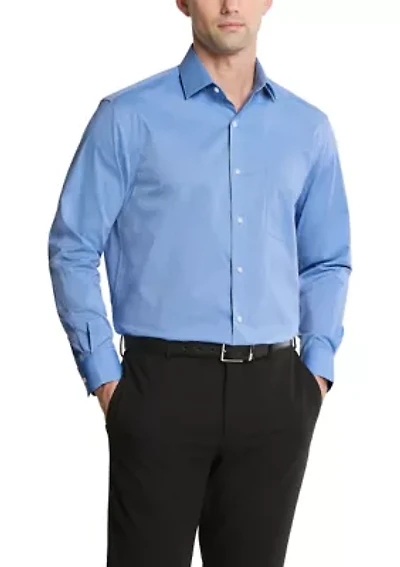 Men's Ultra Wrinkle Free Flex Collar Slim Fit Dress Shirt
