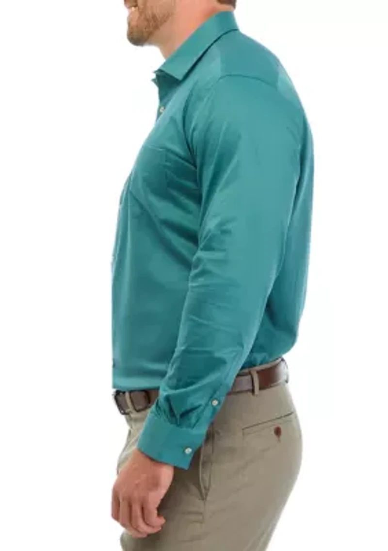 Big & Tall  Ultra Wrinkle Free Stretch Collar Shirt