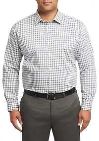Big & Tall Ultra Wrinkle Free Stretch Collar Shirt