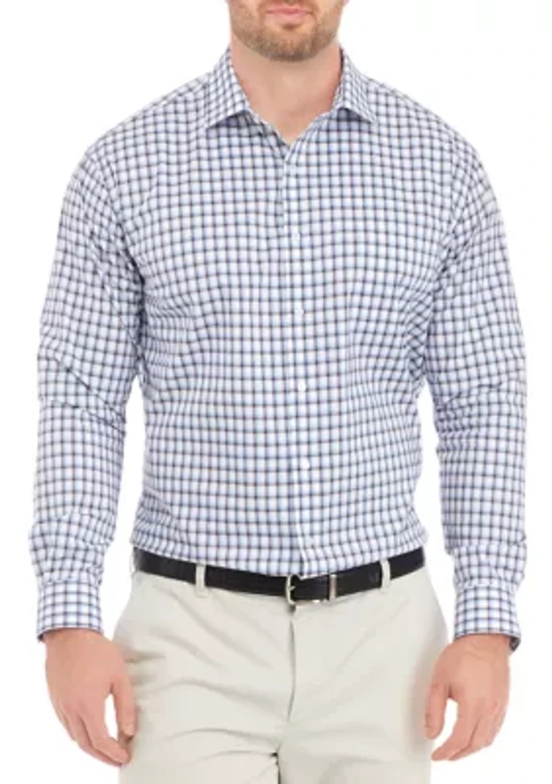 Men's Tall Ultra Wrinkle Free Stretch Collar Shirt
