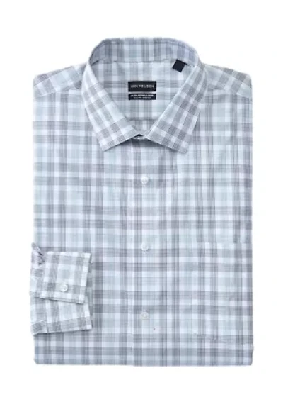 Men's Big Regular Fit Wrinkle Free Plaid Shirt
