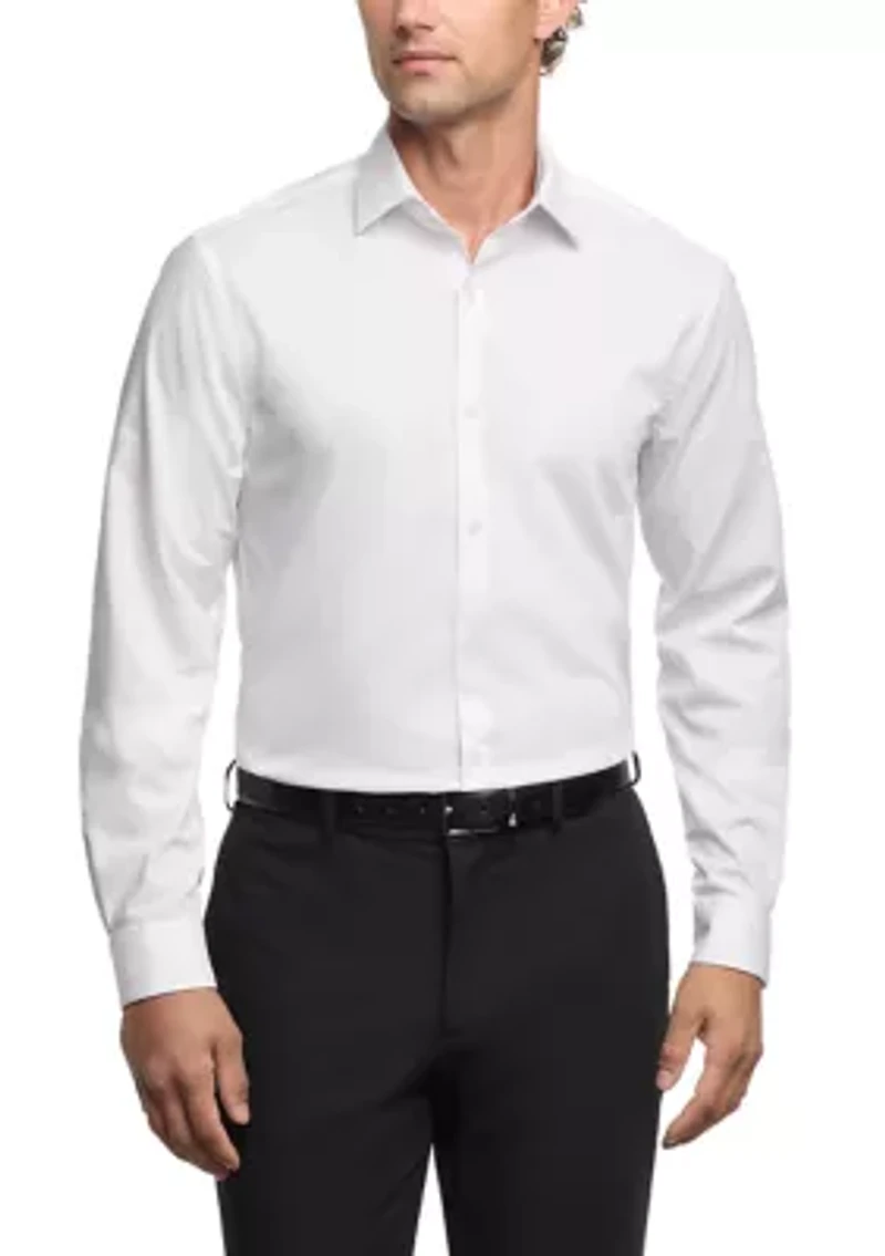 Men's Comfort Performance Slim Fit Dress Shirt