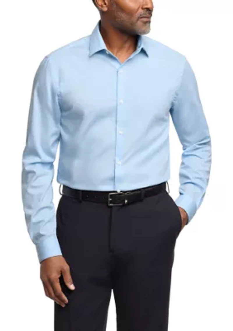 Men's Comfort Performance Slim Fit Dress Shirt